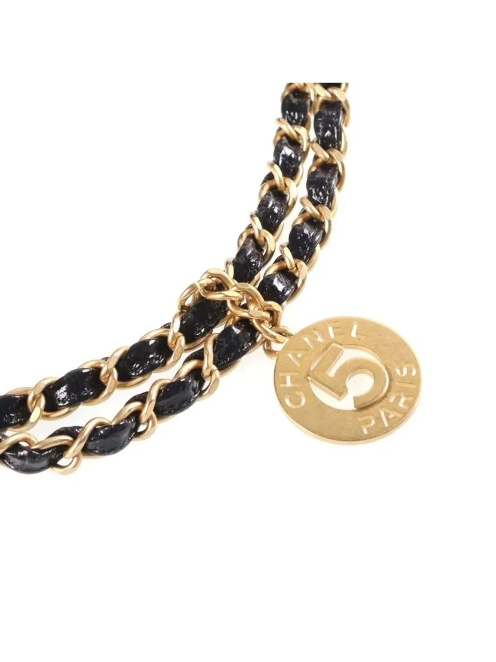 Chanel Hobo Quilted Chain Shoulder Bag Black Shiny Calfskin Gold